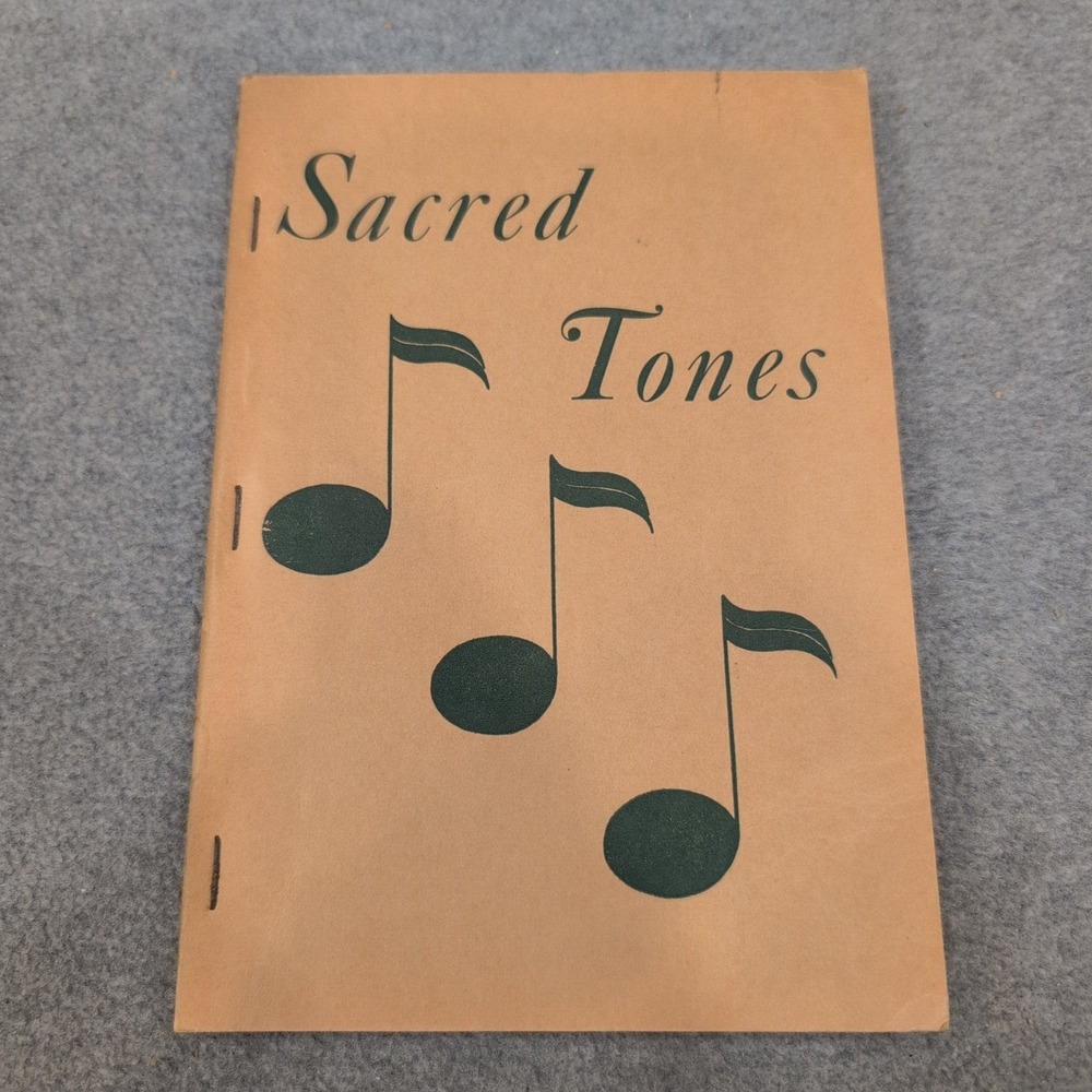 Sacred Tones 1956 Stamps-Baxter Music Shape Note Gospel Hymn Songbook Vintage